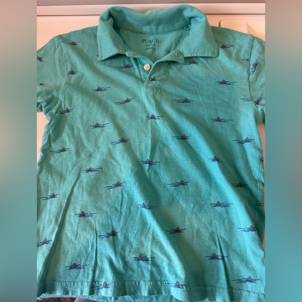 Used The Children’s Place Boys Cotton Polo Short, size 7/8